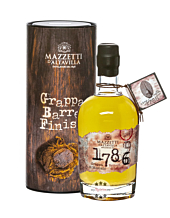 Mazzetti 1786 Grappa di Moscato Vermouth di Torino Cask Finish / 43 % Vol. / 0,5 Liter-Flasche in Geschenkdose