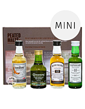 Peated Malts of Distinction Whisky Tasting Collection Probierset / 40 % Vol. / 4 x 0,05 Liter in Geschenkbox