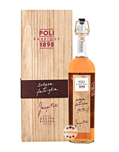 Poli Grappa Barrique Jacopo Poli / 55 % Vol. / 0,7 Liter-Flasche in Holzschatulle