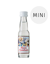 Prinz: Klarer Alpenthaler Kräuterschnaps Probierflasche / 38% Vol. / 0,02 Liter Miniatur-Flasche