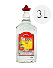 Sierra Tequila Silver / 38 % Vol. / 3 Liter-Flasche mit rotem Hut