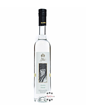 Villa de Varda Grappa Moscato Mezzolitro – Kristallklarer Grappa aus Muskateller-Trestern / 40 % Vol. / 0,5 Liter-Flasche