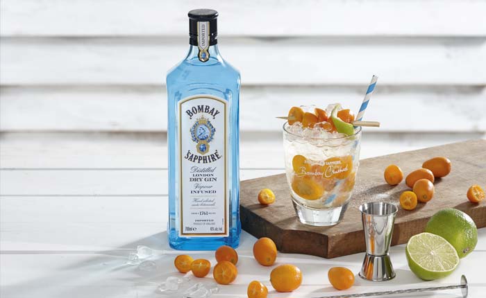 Bombay, einer der beliebtesten Gins eignet sich super für Cocktails